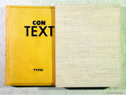 Context artist book project, case bound, single unique copy